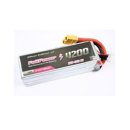 FullPower  3S 11.1V 4200mAh 35C Silver Edition V2 XT60